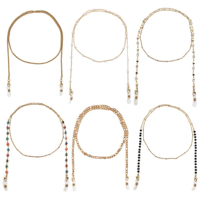 Elegant Crystal Eyewear Chain Acalora