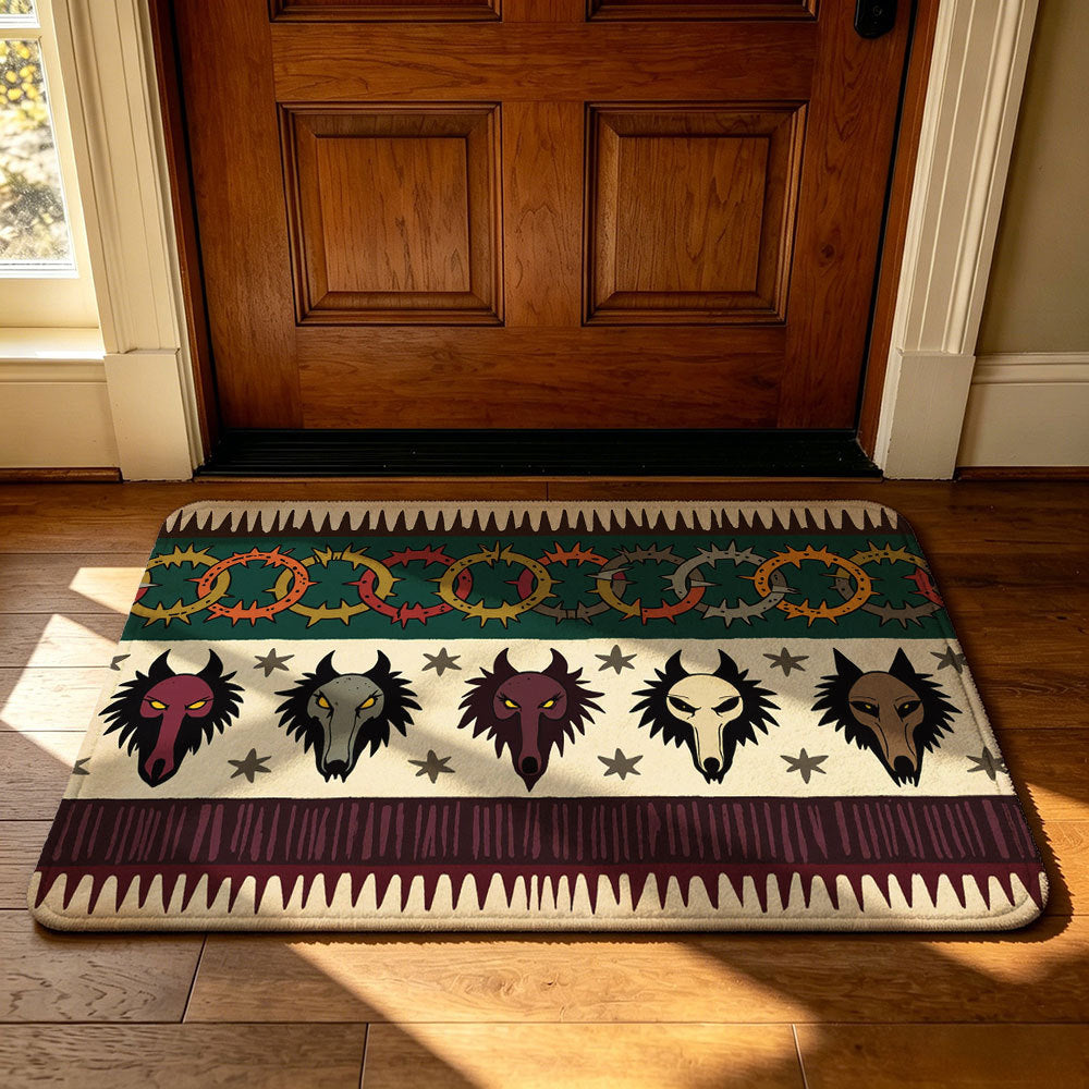 Unisex Artistic Geometric Welcome Mat