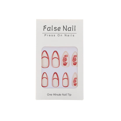 Artistic nails with dragon motif Acalora