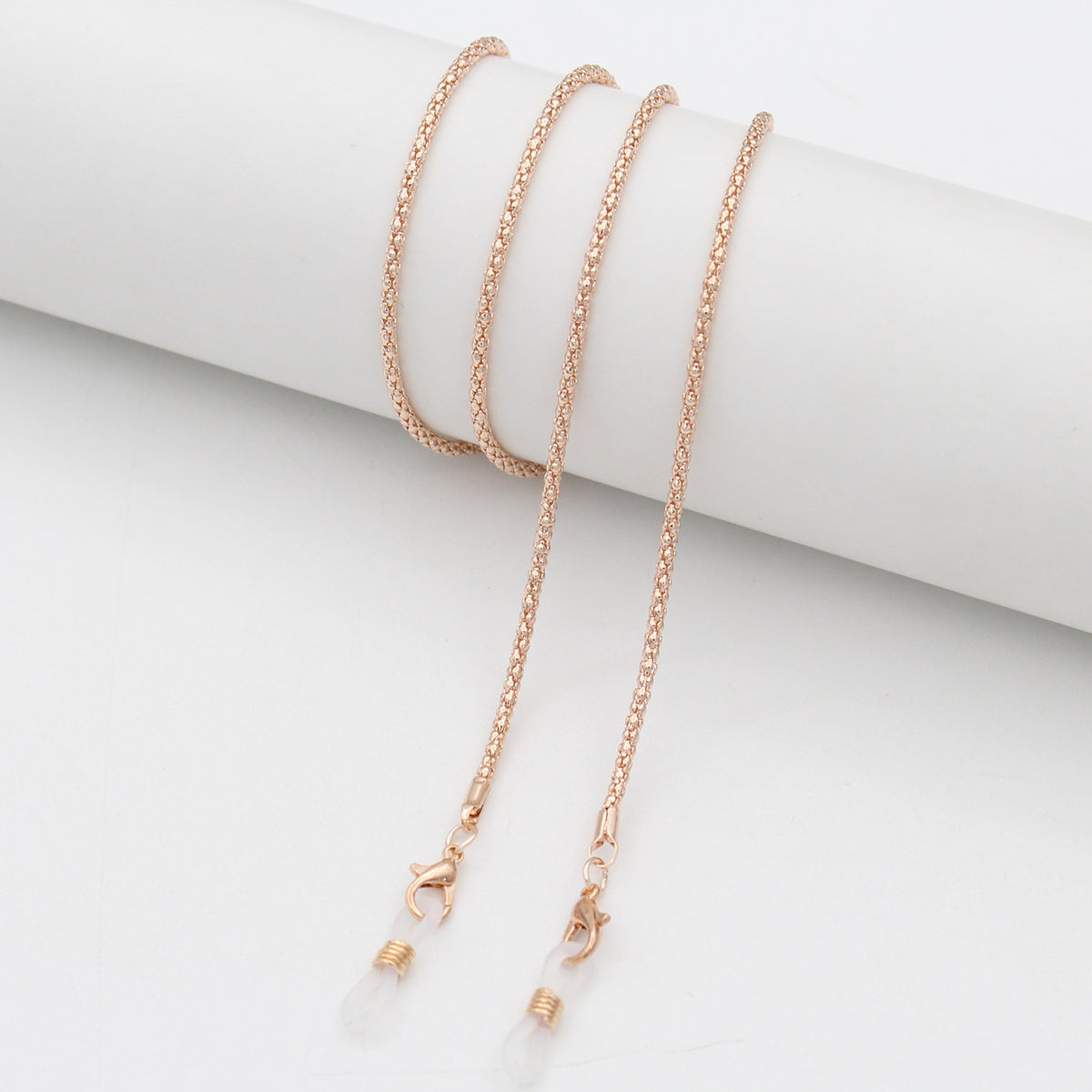 Elegant Pearl Chain Eyewear Holder Acalora