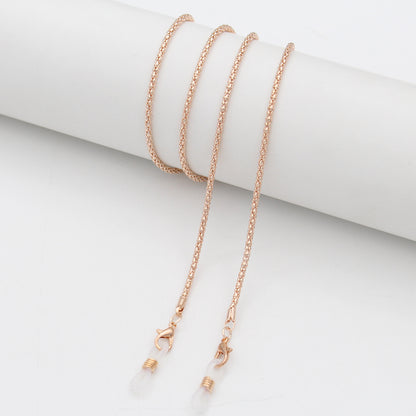 Elegant Pearl Chain Eyewear Holder Acalora