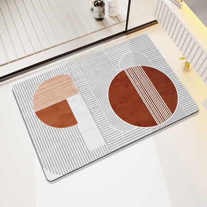 Abstract Patterned Area Rug Acalora