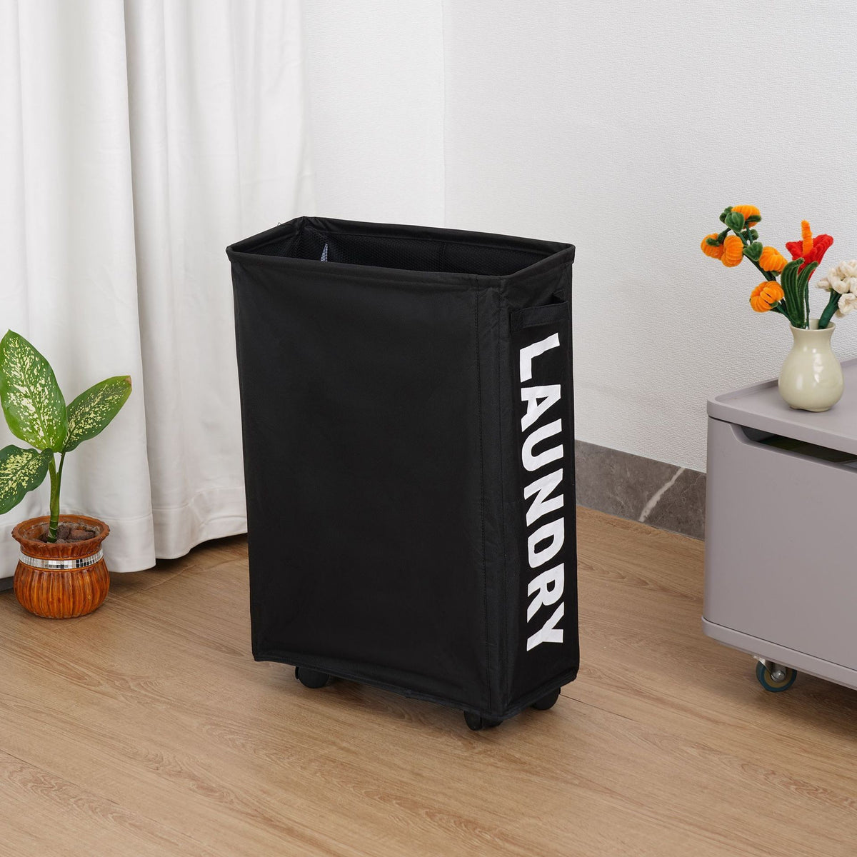 Laundry basket with wheels Acalora