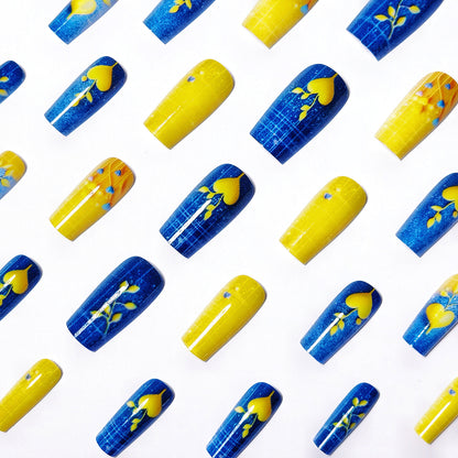 Heart-Inspired Decorative Nail Art Acalora