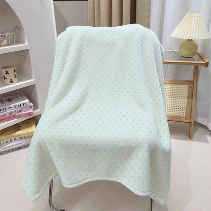 Cozy Dot Pattern Throw Blanket