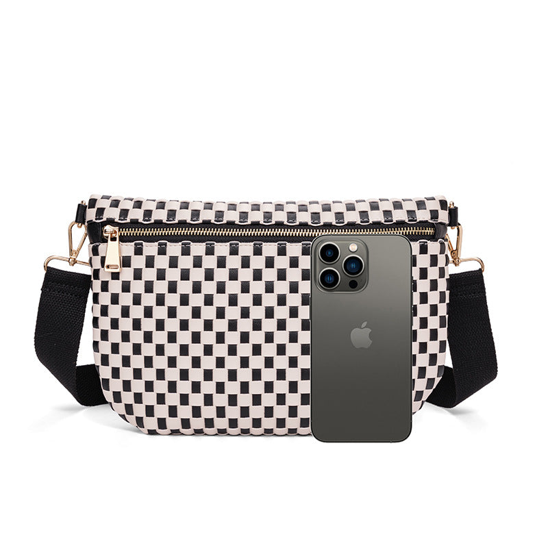 Stylish Woven Crossbody Bag Acalora