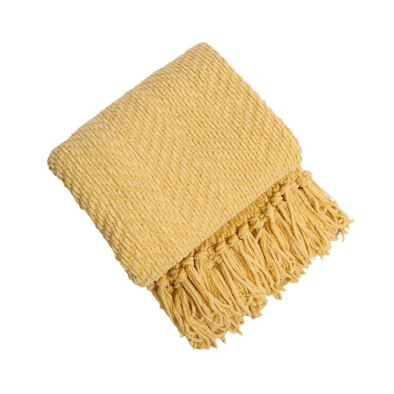 Unisex Cozy Knitted Blanket
