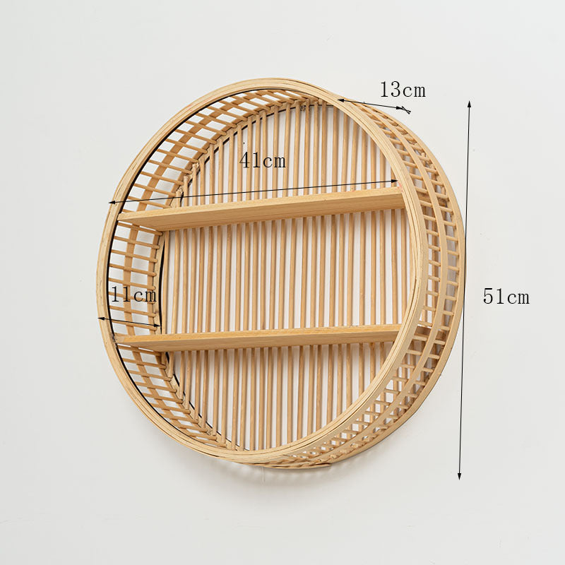 Handwoven storage basket for bathroom utensils Acalora