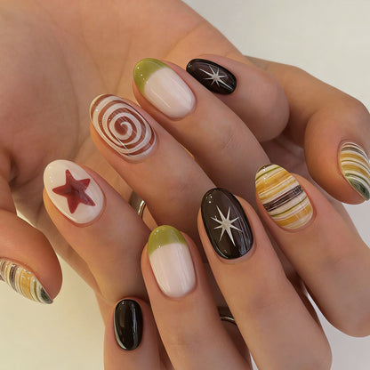 Artistic Themed Nail Art Set Acalora
