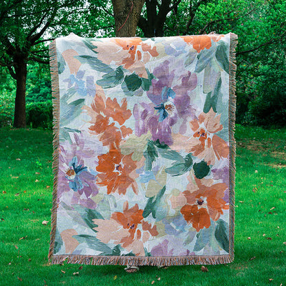 Artistic Woven Throw Blanket