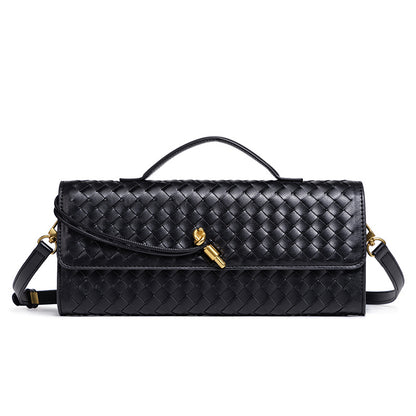 Textured Woven Clutch Purse Acalora
