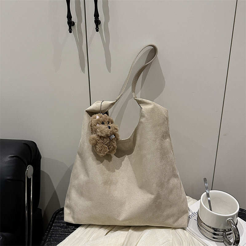 Suede Slouchy Hobo Bag Acalora