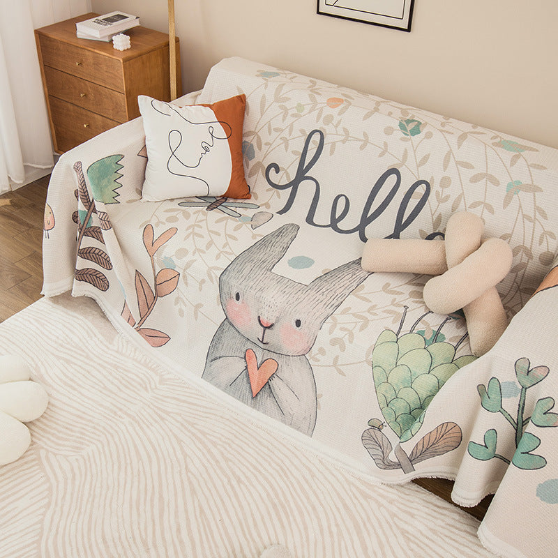 Decorative Animal Print Sofa Cover