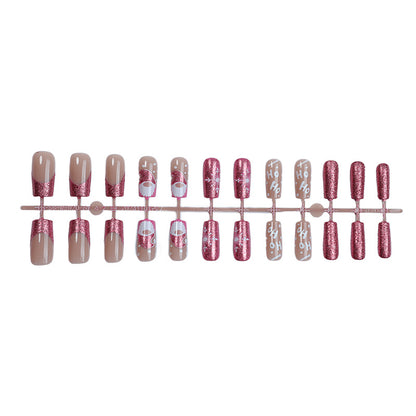 Festive Themed Press-On Nail Art Set Acalora