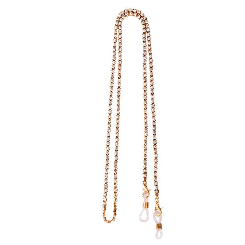 Rhinestone Eyewear Retainer Chain Acalora