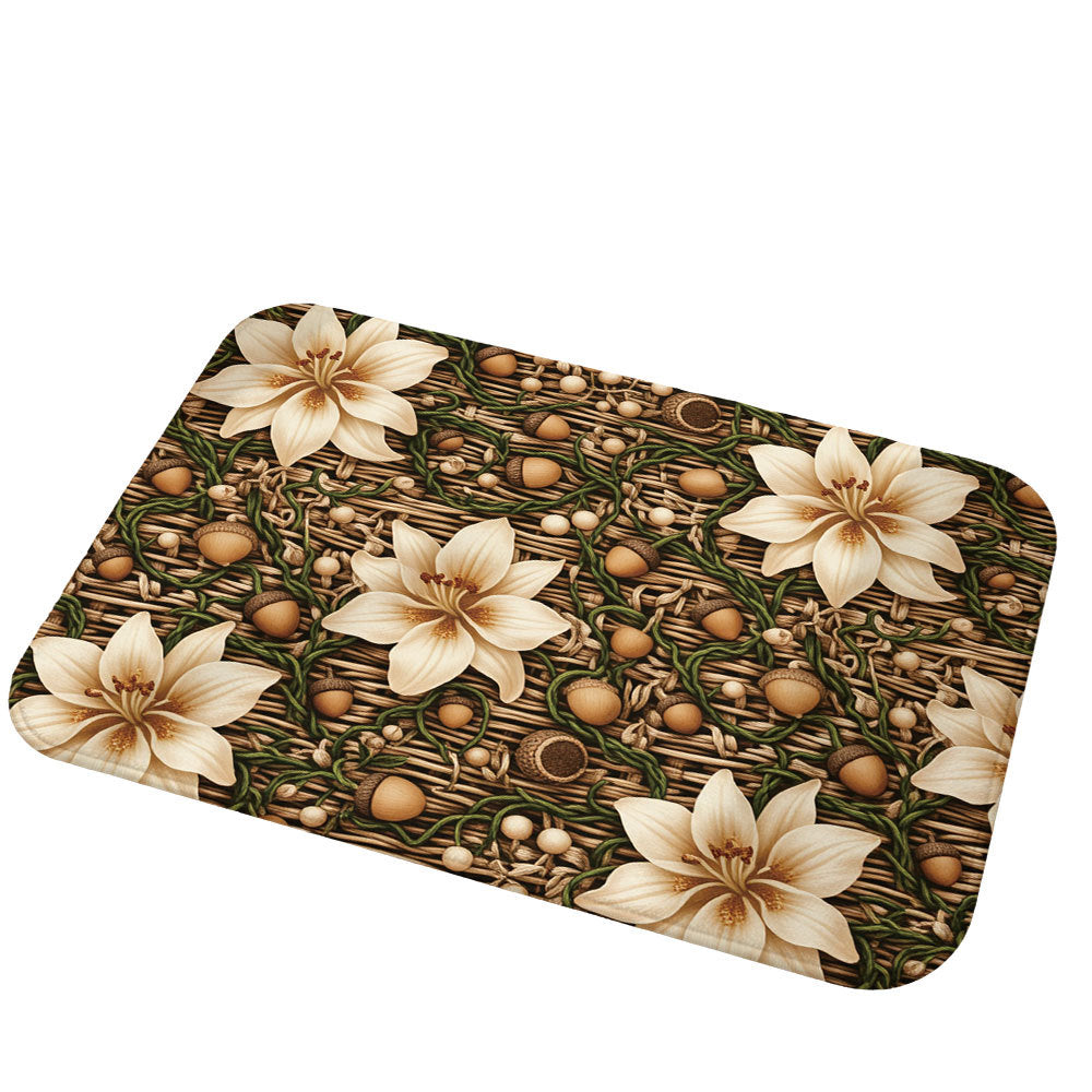 Unisex Decorative Football-Themed Area Mat