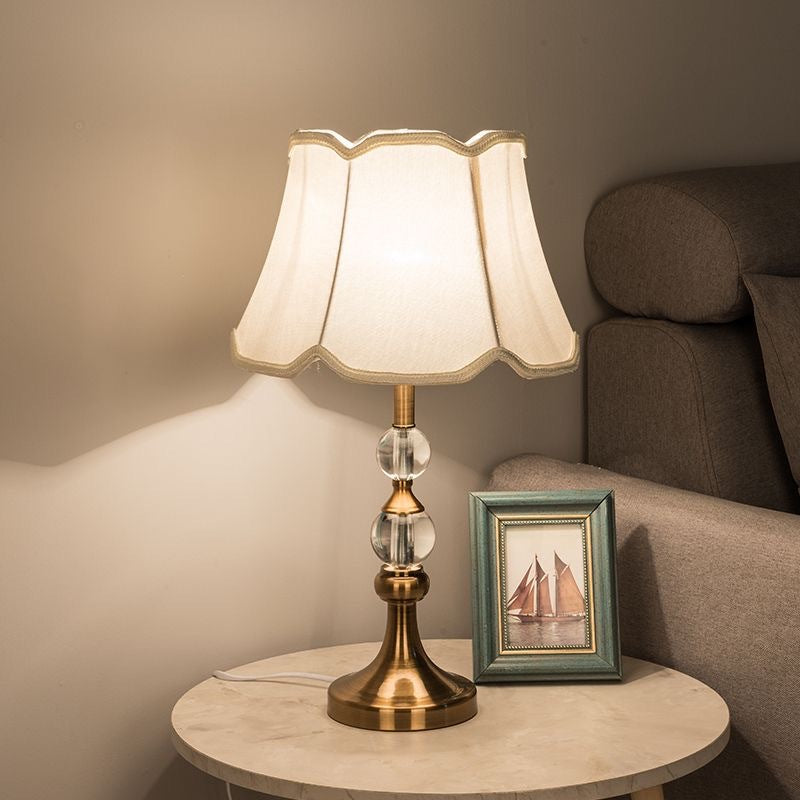 Elegant Fabric Shade Table Lamp