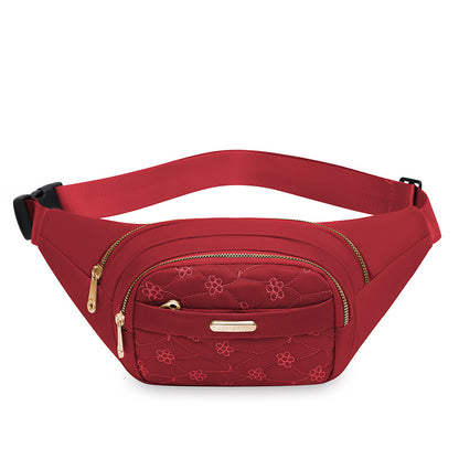 Elegant Floral Designed Belt Bag Acalora