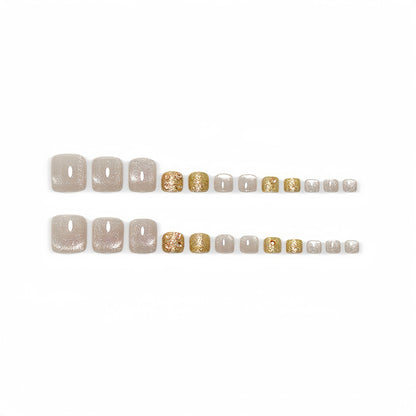 Artificial nails in elegant shine design Acalora