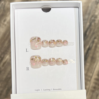 Decorative Crystal-Embellished Hair Clip Set Acalora