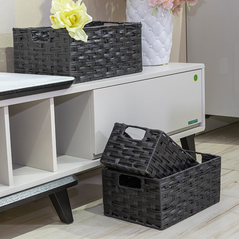 Sparkling storage basket with carrying handle Acalora