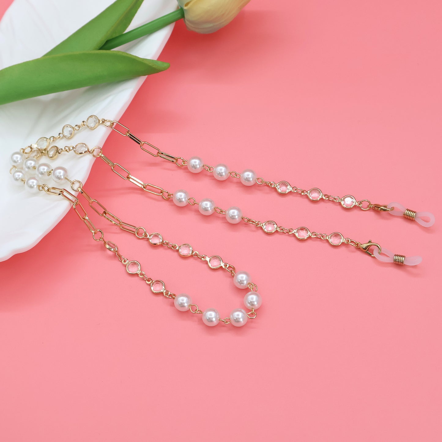 Elegant Pearl Beaded Necklace Acalora
