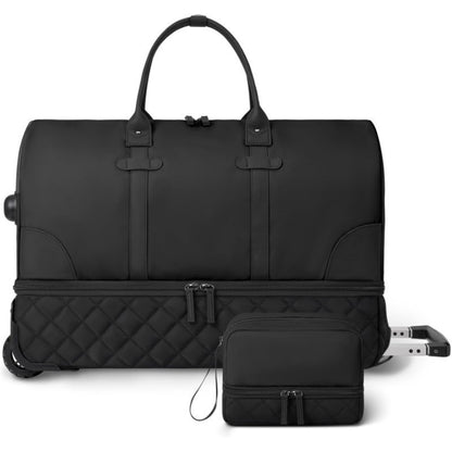 Quilted Rolling Duffle Bag Acalora