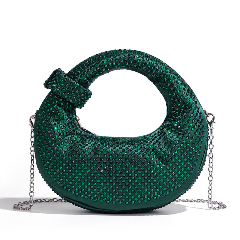 Chic Rhinestone-Embellished Handbag Acalora