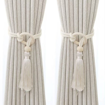 Elegant curtain tieback with tassels Acalora