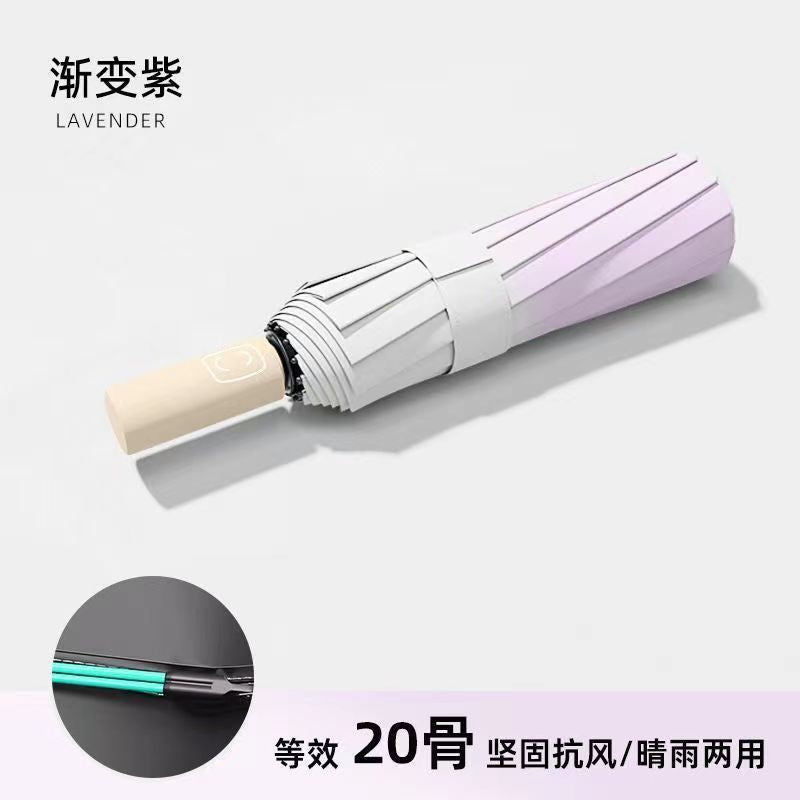 Women's compact UV protection umbrella with state-of-the-art folding mechanism Bowlift