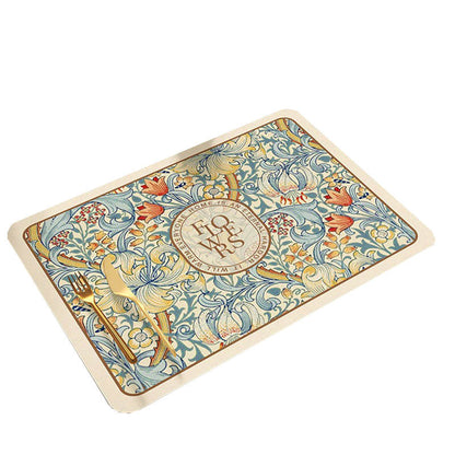 Floral Design Kitchen Mat