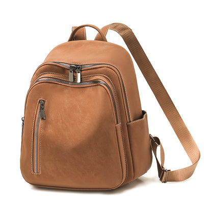 Stylish Leather Backpack Acalora