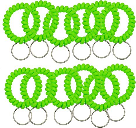 Colorful Hair Tie Keychain Set Acalora