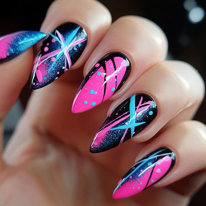 Creative Abstract Nail Art Acalora