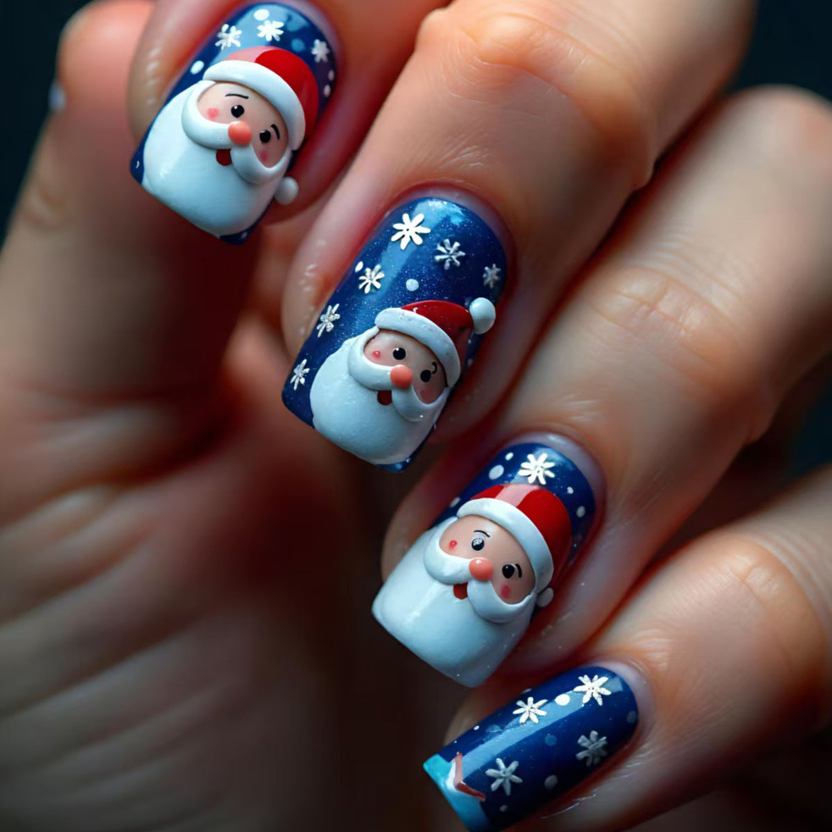 Festive Holiday Artwork Nail Art Acalora