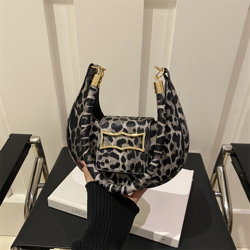 Stylish Leopard Print Handbag Acalora