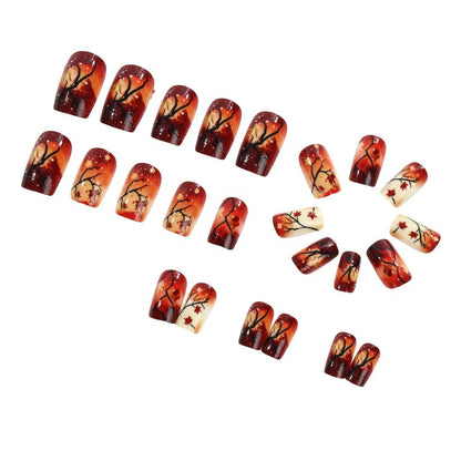Artful Autumn Art Nails Acalora
