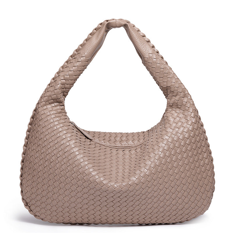 Woven Leather Shoulder Bag Acalora