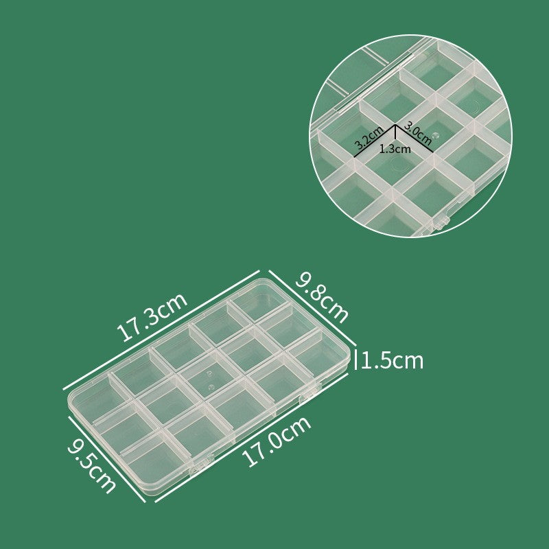Multi-Compartment Craft Supply Box Acalora