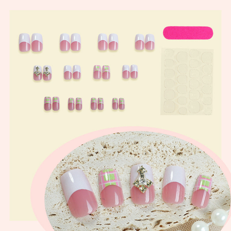 Decorative Press-On Nails with Unique Patterns Acalora