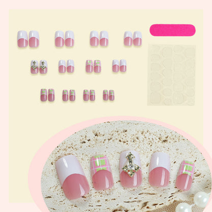 Decorative Press-On Nails with Unique Patterns Acalora