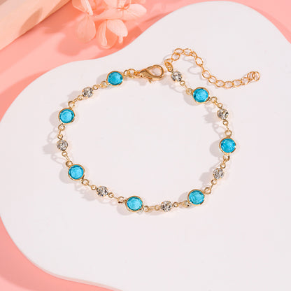 Elegant Crystal Adorned Bracelet Acalora