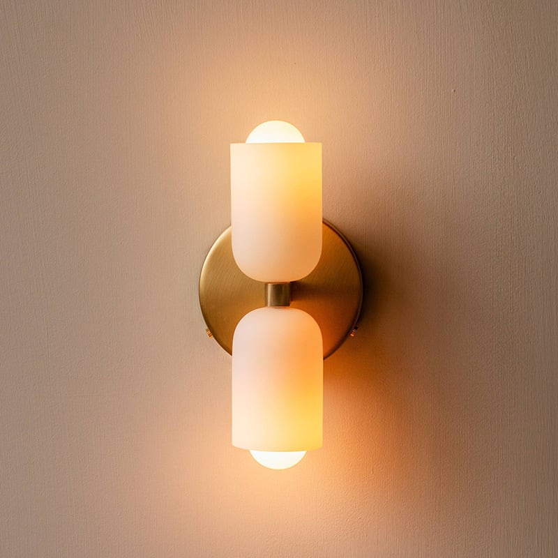 Skanto | MP H30 Glass Wall Light, Up-Down Style - May Special Offer