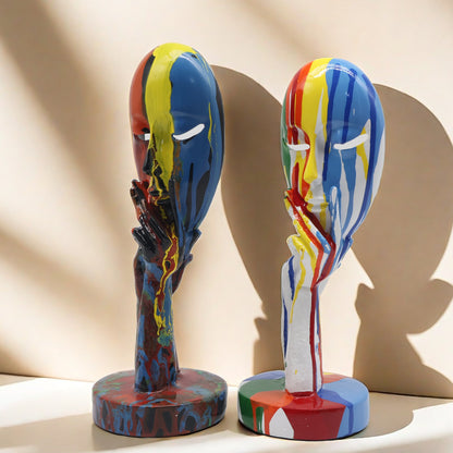 Artful decoration in the form of a thoughtful figure Acalora