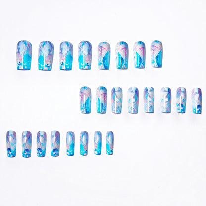 Artistic Geometric Nail Art Acalora