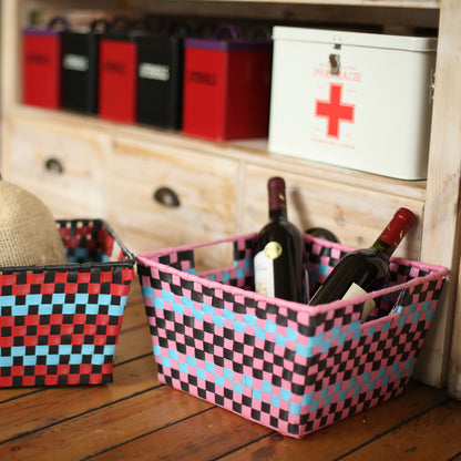 Sparkling storage basket with carrying handle Acalora