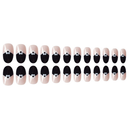 Artistic Floral Tip Press-On Nails Acalora