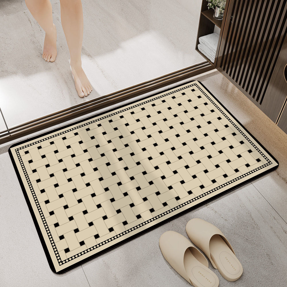 Stylish Abstract Bath Mat Acalora