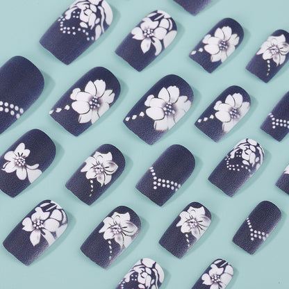 Artificial nails with elegant floral designs Acalora