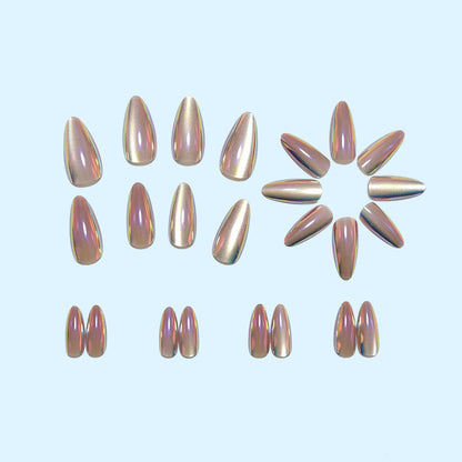 Artificial nails in elegant high-gloss finish Acalora